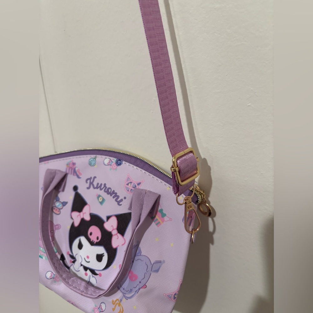 Kuromi Lavender Crossbody Bag - Women's Shoulder Purse - Picture 6 of 11
